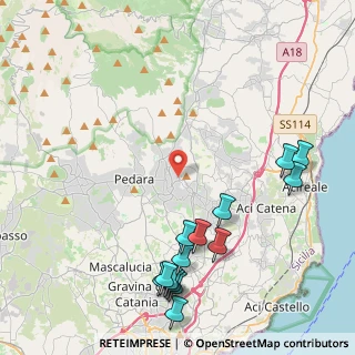 Mappa Via Giovanni Fattori, 95039 Trecastagni CT, Italia (5.92)