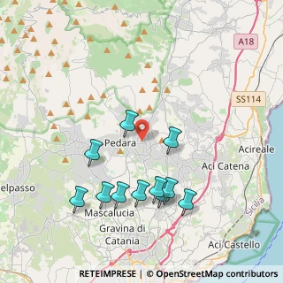 Mappa Via Arcangelo Reitano, 95039 Trecastagni CT, Italia (4.43818)