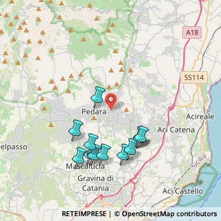 Mappa Via Arcangelo Reitano, 95039 Trecastagni CT, Italia (4.45)