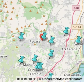 Mappa Via Sebastiano Consoli, 95039 Trecastagni CT, Italia (5.10182)