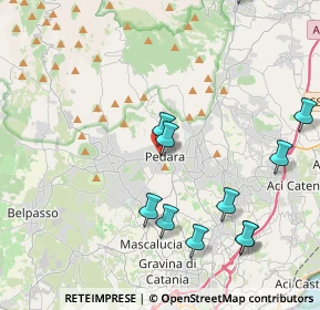 Mappa Corso Ara di Giove, 95030 Pedara CT, Italia (5.60583)