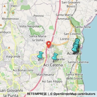 Mappa Via Allegracuore, 95022 Aci catena CT, Italia (2.39455)