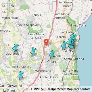 Mappa Via Allegracuore, 95022 Aci catena CT, Italia (2.59333)