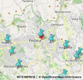 Mappa Via degli Oleandri, 95030 Pedara CT, Italia (3.43818)