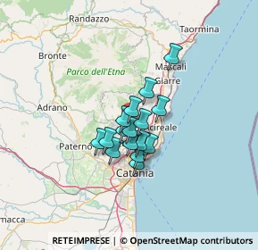 Mappa Via degli Oleandri, 95030 Pedara CT, Italia (8.85813)