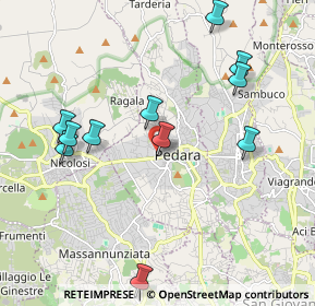 Mappa Via la Rosa, 95030 Pedara CT, Italia (2.39273)