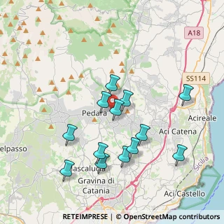 Mappa Via Antonio di Sangiuliano, 95039 Trecastagni CT, Italia (4.09538)