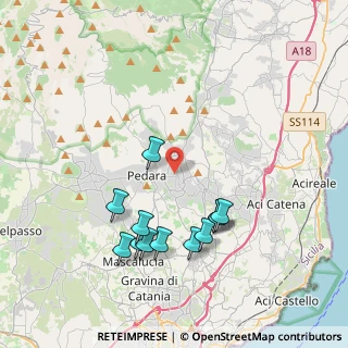 Mappa Via Raffaele Paganini, 95039 Trecastagni CT, Italia (4.46083)