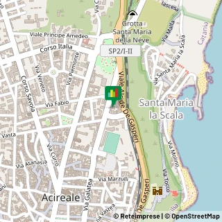 Mappa Viale Regina Margherita, 40, 95024 Acireale, Catania (Sicilia)