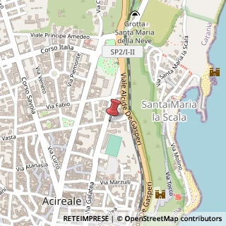 Mappa Via Vito D'Anna, 3, 95024 Acireale, Catania (Sicilia)