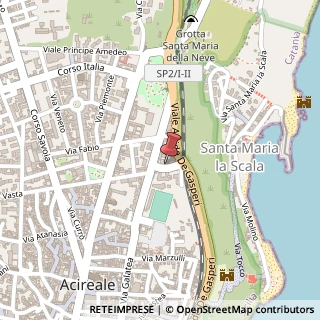 Mappa Via Vito D'Anna,  18, 95024 Acireale, Catania (Sicilia)