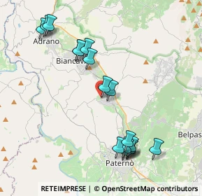 Mappa Via Caduti del Lavoro, 95038 Santa Maria di Licodia CT, Italia (4.85294)