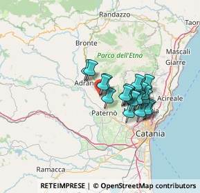 Mappa Via Caduti del Lavoro, 95038 Santa Maria di Licodia CT, Italia (10.907)