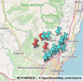 Mappa Via Aldo Moro, 95030 Nicolosi CT, Italia (6.89412)