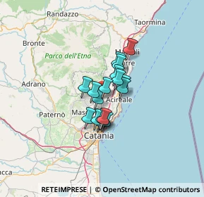 Mappa Via Luigi Paternò Raddusa, 95029 Viagrande CT, Italia (8.39706)