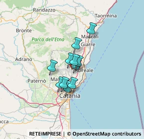 Mappa Via Luigi Paternò Raddusa, 95029 Viagrande CT, Italia (8.48)