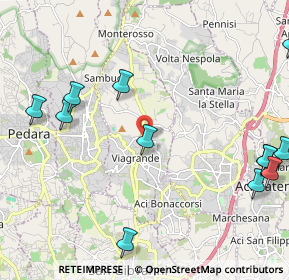 Mappa Via Luigi Paternò Raddusa, 95029 Viagrande CT, Italia (3.18917)
