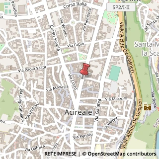 Mappa Corso Umberto I, 64, 95024 Acireale CT, Italia, 95024 Acireale, Catania (Sicilia)
