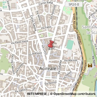 Mappa Corso Umberto, 58, 95024 Acireale, Catania (Sicilia)
