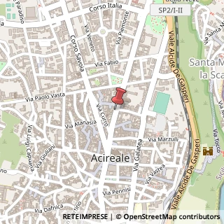 Mappa Corso Umberto, 91, 95024 Acireale, Catania (Sicilia)