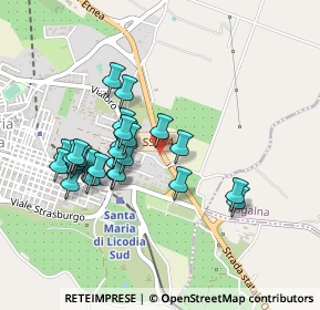 Mappa Str. Mancusi Sottana, 95038 Santa Maria di Licodia CT, Italia (0.44815)