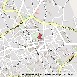 Mappa Via Roma, 9, 95030 Nicolosi, Catania (Sicilia)