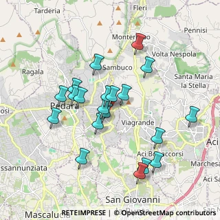 Mappa Via Bettino Ricasoli, 95039 Trecastagni CT, Italia (1.9575)