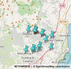 Mappa Via Bettino Ricasoli, 95039 Trecastagni CT, Italia (2.94714)