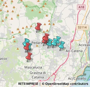 Mappa Via Regina Elena, 95029 Trecastagni CT, Italia (2.75833)