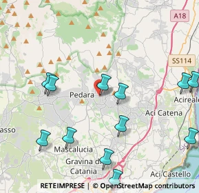 Mappa Via Regina Elena, 95029 Trecastagni CT, Italia (5.57)