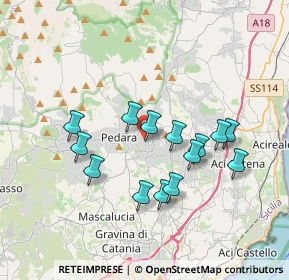 Mappa Via Regina Elena, 95029 Trecastagni CT, Italia (3.65071)