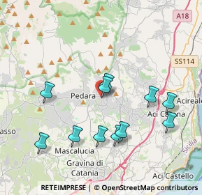 Mappa Via Regina Elena, 95029 Trecastagni CT, Italia (4.30636)