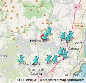 Mappa Via Regina Elena, 95029 Trecastagni CT, Italia (4.29)