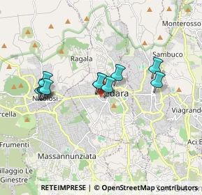 Mappa Via Giovanni Verga, 95030 Pedara CT, Italia (1.74091)