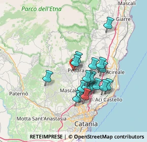 Mappa Via Giovanni Verga, 95030 Pedara CT, Italia (6.394)