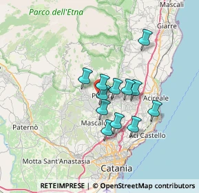 Mappa Via Giovanni Verga, 95030 Pedara CT, Italia (5.57833)