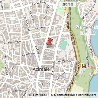 Mappa Via Roma, 15, 95024 Acireale, Catania (Sicilia)