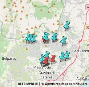 Mappa Via Rua Sant'Antonio, 95030 Pedara CT, Italia (3.5)