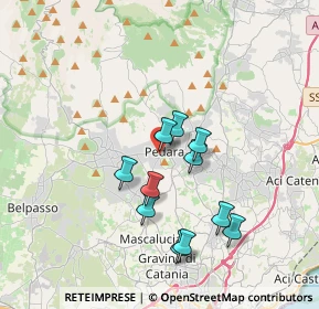 Mappa Via Rua Sant'Antonio, 95030 Pedara CT, Italia (3.53545)