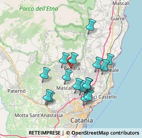 Mappa Via Rua Sant'Antonio, 95030 Pedara CT, Italia (7.14125)