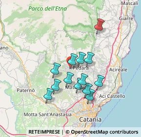 Mappa Via della Quercia, 95030 Nicolosi CT, Italia (6.45)