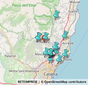 Mappa Via Papa Giovanni XXIII, 95030 Pedara CT, Italia (6.49071)