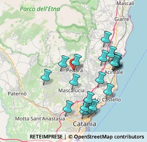 Mappa Via Papa Giovanni XXIII, 95030 Pedara CT, Italia (8.544)