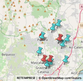 Mappa Via Papa Giovanni XXIII, 95030 Pedara CT, Italia (4.32692)