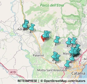 Mappa Vico A. Pino, 95030 Ragalna CT, Italia (10.195)
