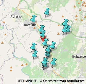 Mappa Via Generale Francesco Ventimiglia, 95038 Santa Maria di Licodia CT, Italia (3.602)