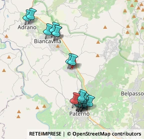 Mappa Via Generale Francesco Ventimiglia, 95038 Santa Maria di Licodia CT, Italia (4.70947)