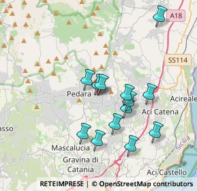 Mappa SP8iii, 95039 Trecastagni CT, Italia (3.70462)