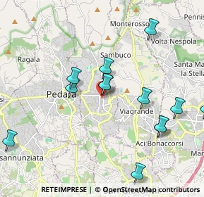 Mappa Via Gangemi, 95039 Trecastagni CT, Italia (2.38077)