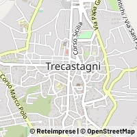 Mapa Trecastagni